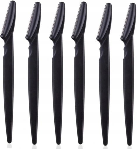 6X Nożyk Trymer Brzytwa Do Regulacji Brwi Golarka