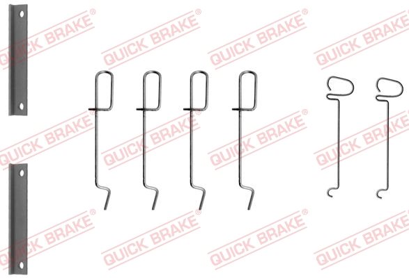 Zestaw akcesoriów, klocki hamulcowe Quick Brake 109-1070