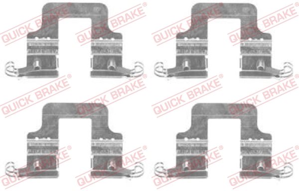 Zestaw akcesoriów, klocki hamulcowe Quick Brake 109-1766