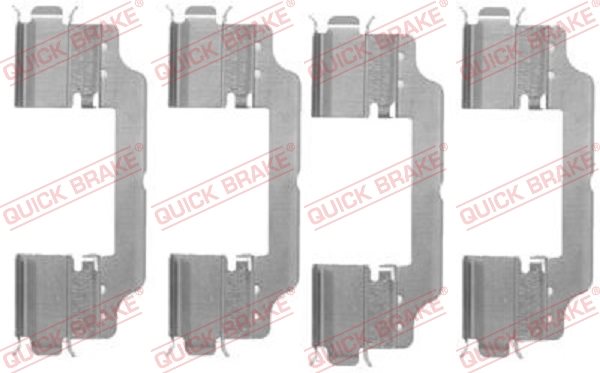Zestaw akcesoriów, klocki hamulcowe Quick Brake 109-1716