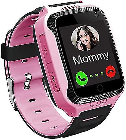 Gps Kids Smartwatch Telefon - Ekran dotykowy Smartwatch dla dzieci z wiadomością głosową Sos Latarka Cyfrowy aparat fotograficzny Budzik, prezent d...