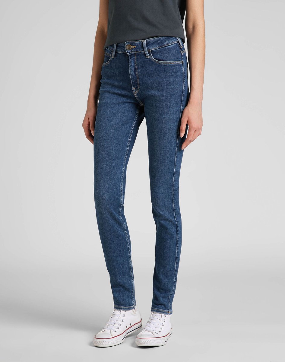 Jeansy Lee Foreverfit Dark Subtle Worn L32SOVPE 34 31