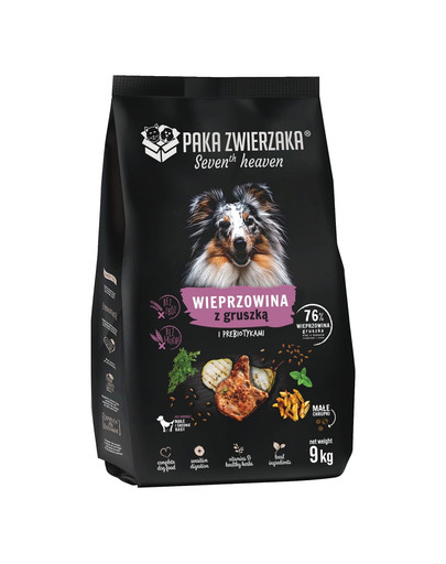 Paka Zwierzaka - Karma sucha SH Wieprzowina z gruszką 