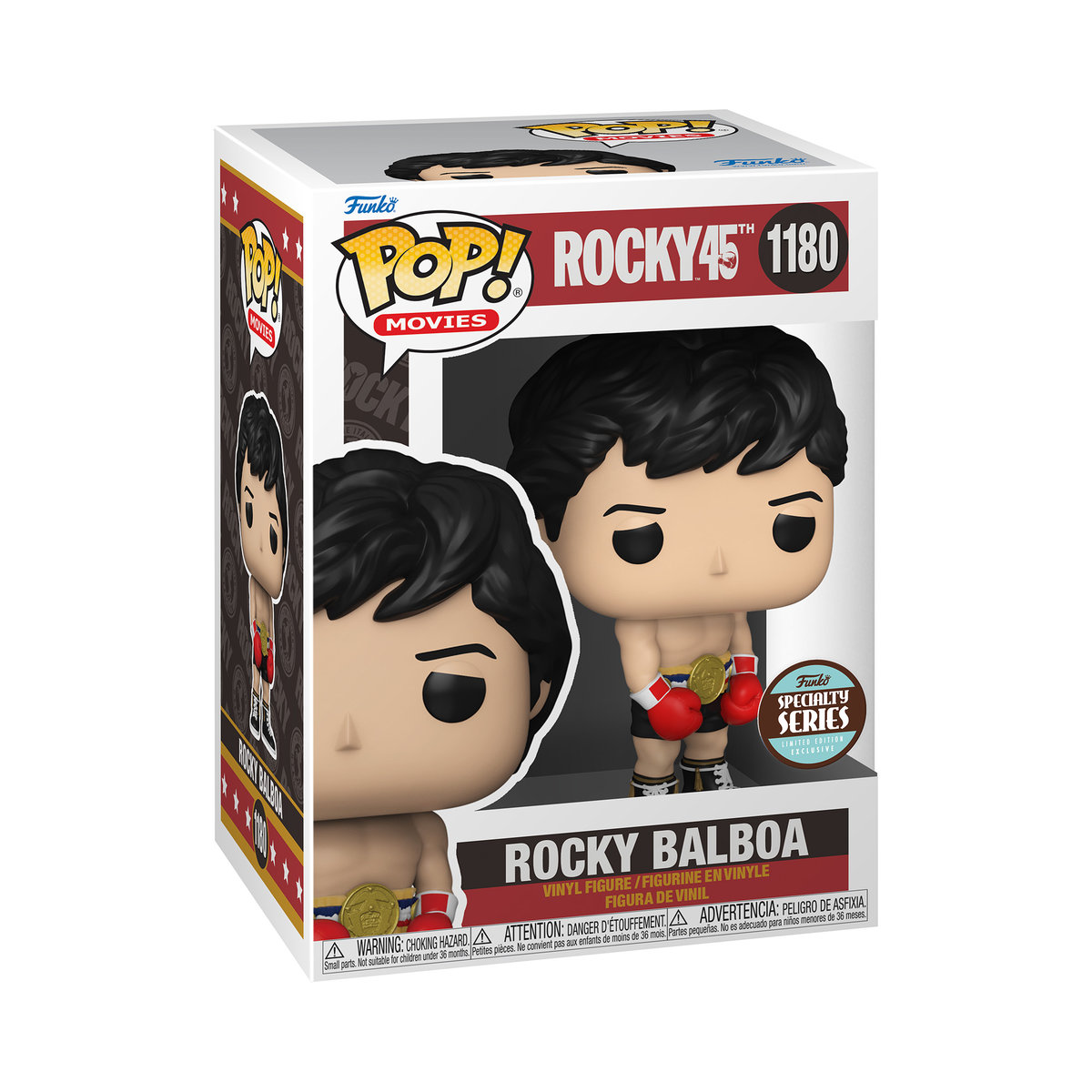 Funko POP! Movies, figurka kolekcjonerska, Rocky45th, Rocky Balboa, 1180