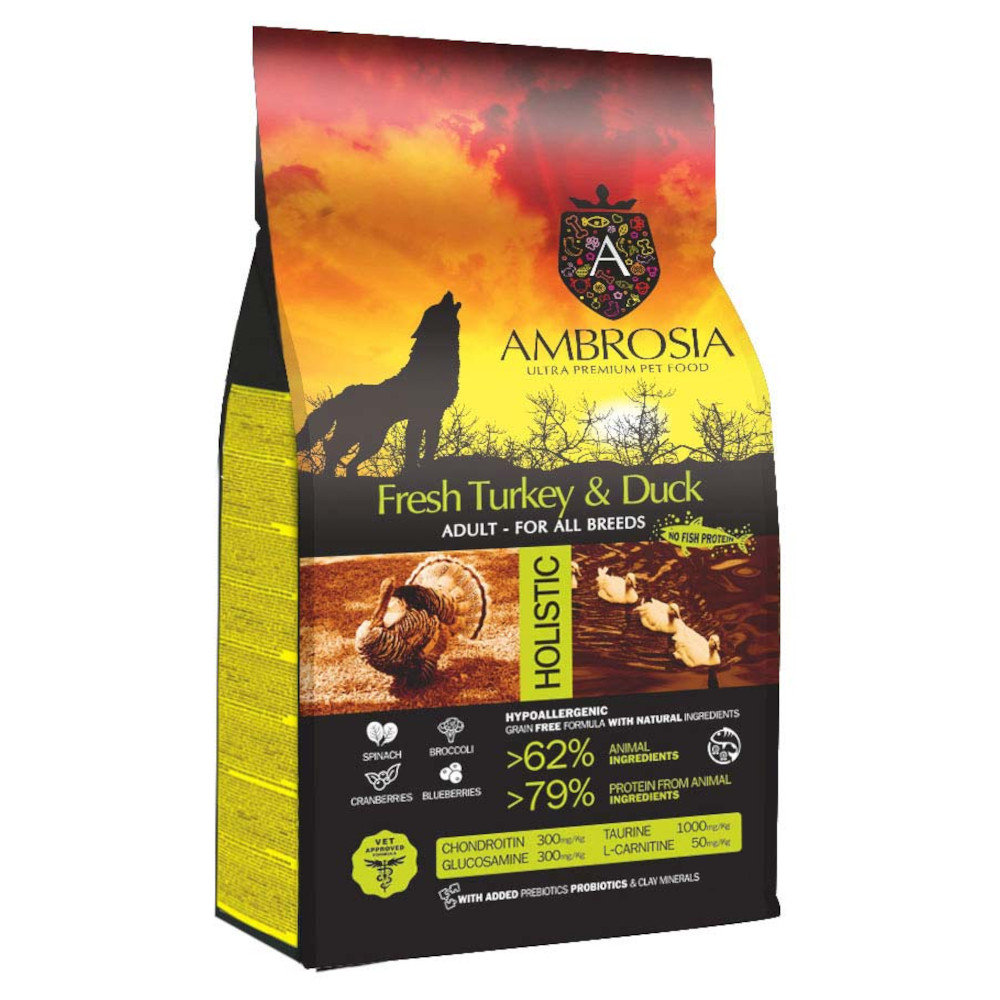 Ambrosia Indyk i Kaczka 12kg
