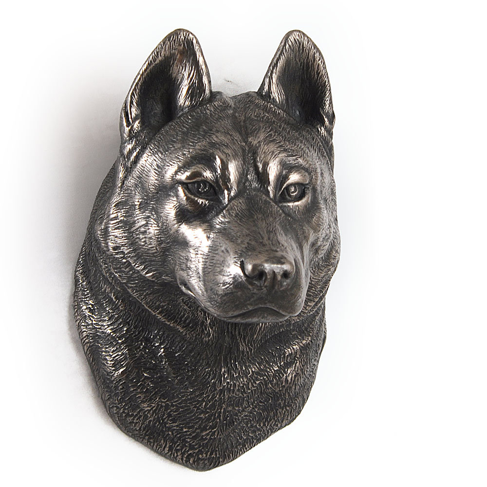 Husky syberyjski, Siberian Husky - statuetka psa, wiszące popiersie, unikatowa ozdoba dla miłośnika psów marki Art-Dog