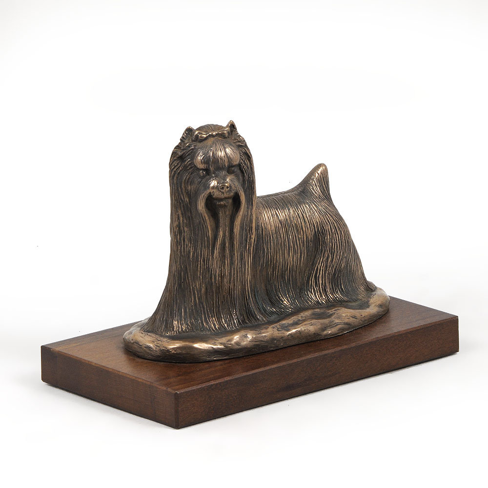 Yorkshire Terrier, York, Jork, Yorkie - statuetka psa, figurka do biura, trofeum na wystawę psów marki Art-Dog