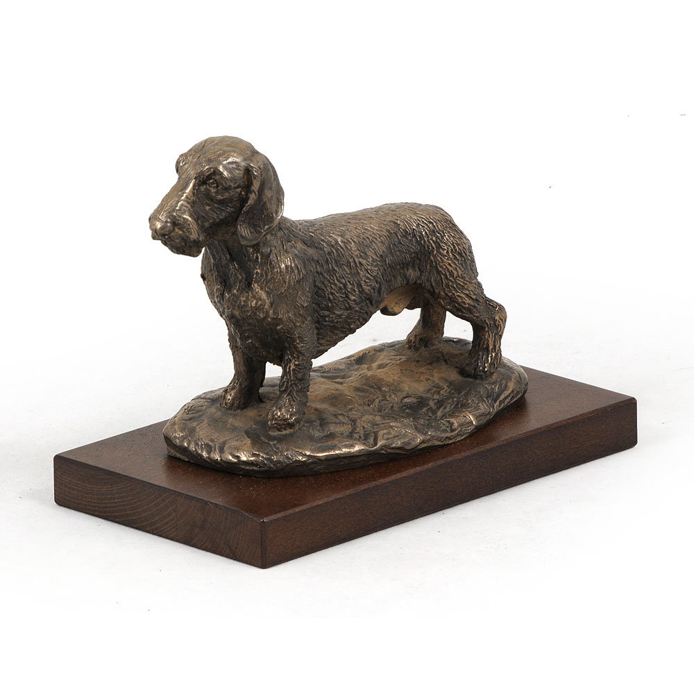 Jamnik szorstkowłosy - statuetka psa, figurka do biura, trofeum na wystawę psów marki Art-Dog