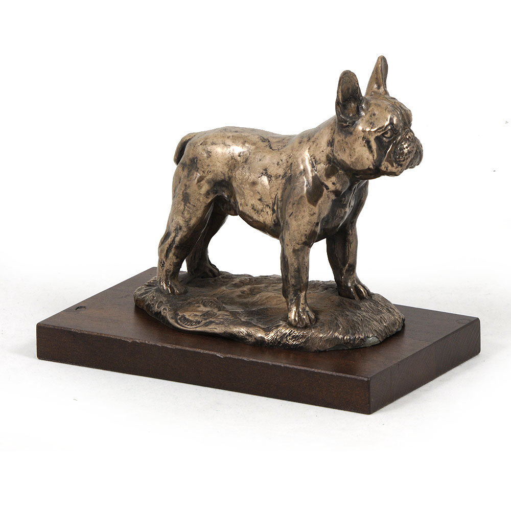Buldog francuski IV - statuetka psa, figurka do biura, trofeum na wystawę psów marki Art-Dog