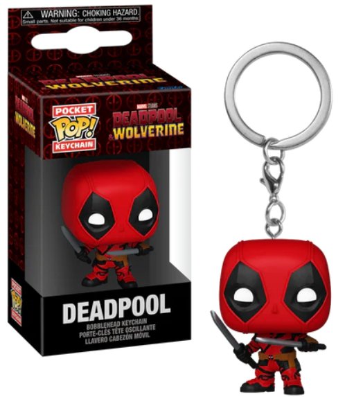 funko pop! deadpool 3 brelok figurka deadpool