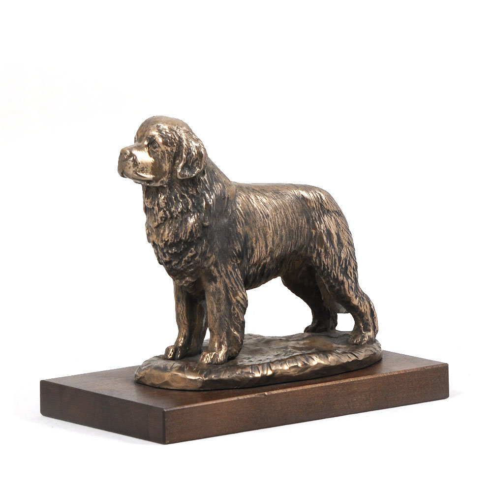 Nowofundland, Nowofoundland, Wodołaz - statuetka psa, figurka do biura, trofeum na wystawę psów marki Art-Dog