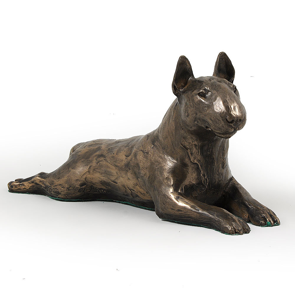 Bulterier, Bull Terrier II - statuetka psa, figurka do biura, trofeum na wystawę psów marki Art-Dog