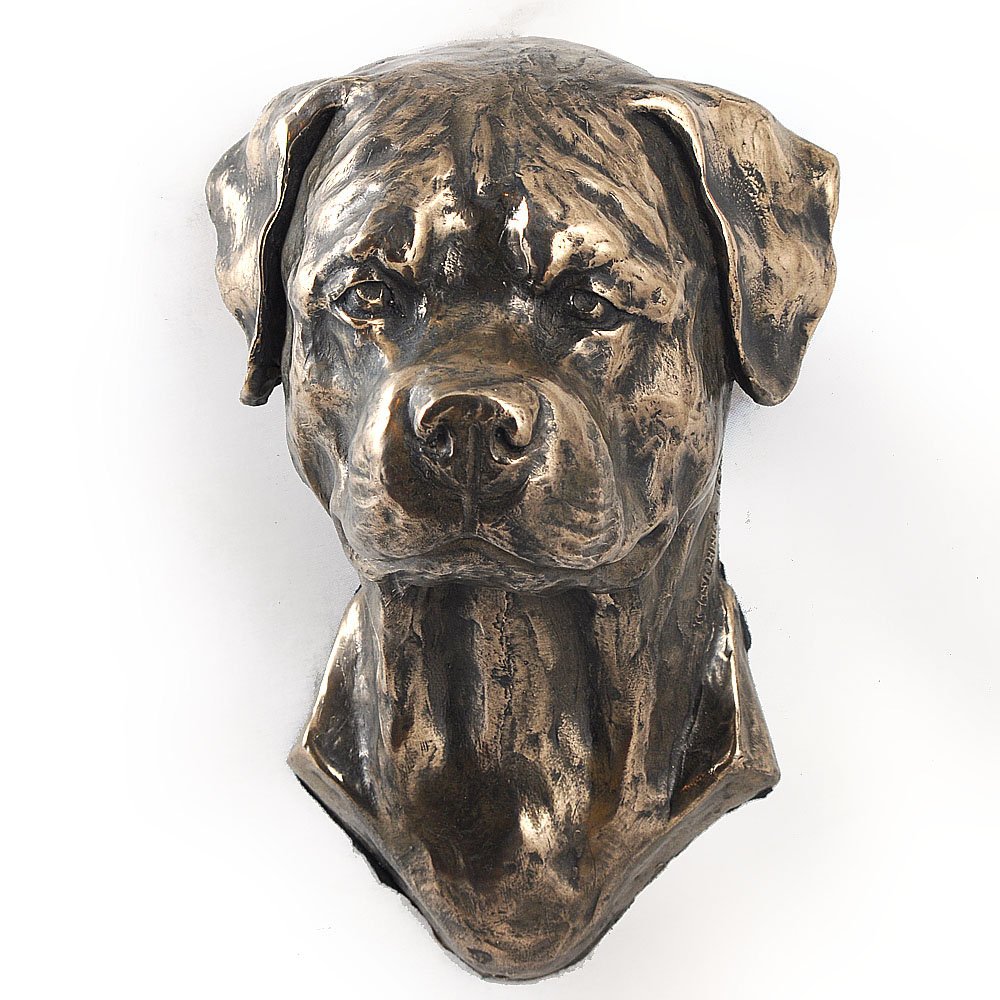 Rottweiler - statuetka psa, wiszące popiersie, unikatowa ozdoba dla miłośnika psów marki Art-Dog