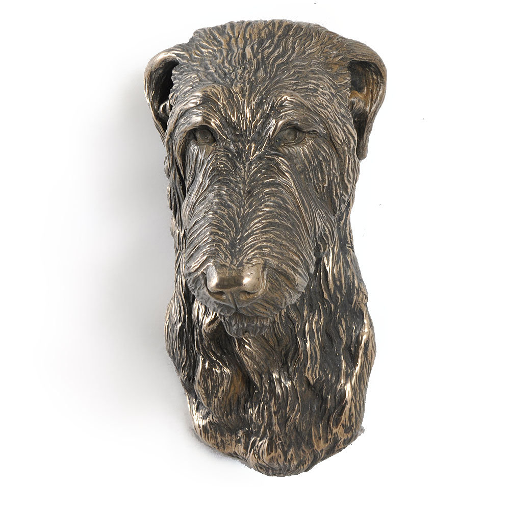 Chart szkocki, Deerhound - statuetka psa, wiszące popiersie, unikatowa ozdoba dla miłośnika psów marki Art-Dog