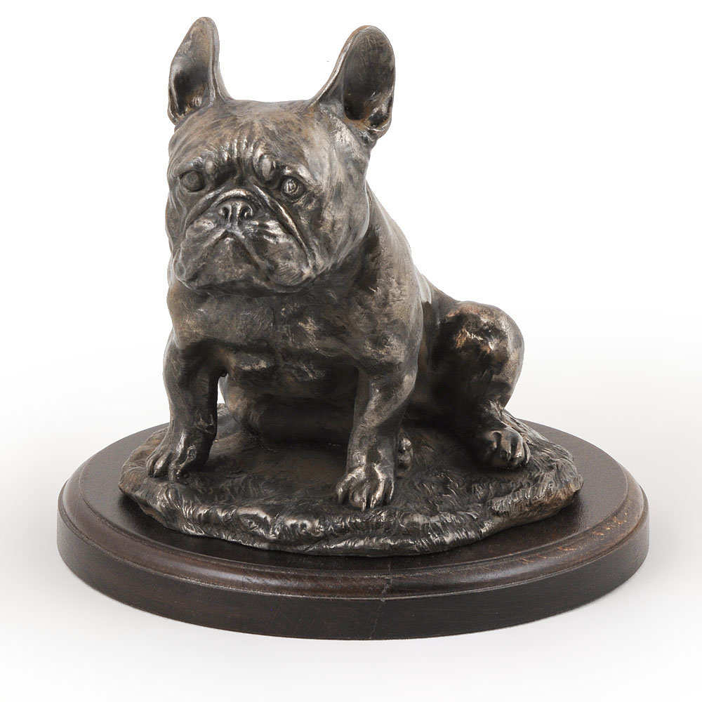 Buldog francuski III - statuetka psa, figurka do biura, trofeum na wystawę psów marki Art-Dog
