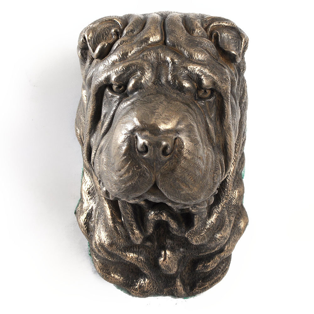 Shar Pei - statuetka psa, wiszące popiersie, unikatowa ozdoba dla miłośnika psów marki Art-Dog