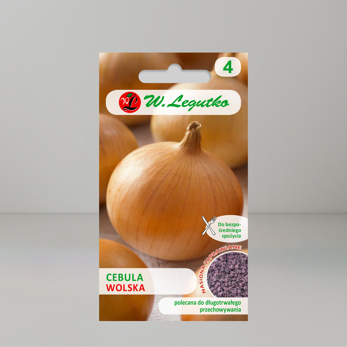 Cebula Wolska nas. zaprawiane Żółta 4g - Nasiona - W. Legutko