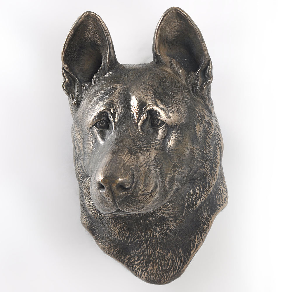 Owczarek niemiecki, Alsatian - statuetka psa, wiszące popiersie, unikatowa ozdoba dla miłośnika psów marki Art-Dog