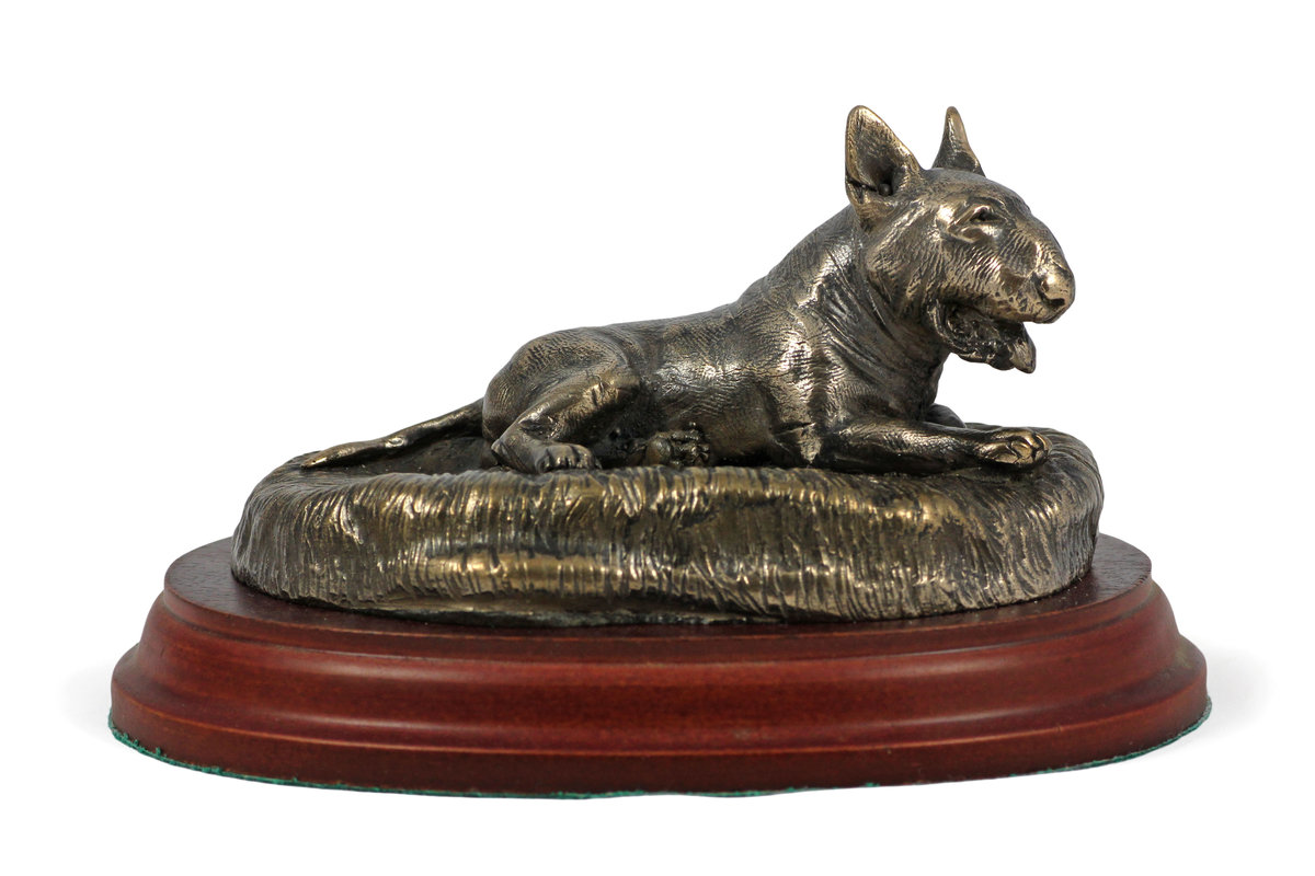 Bulterier, Bull Terrier III - statuetka psa, figurka do biura, trofeum na wystawę psów marki Art-Dog