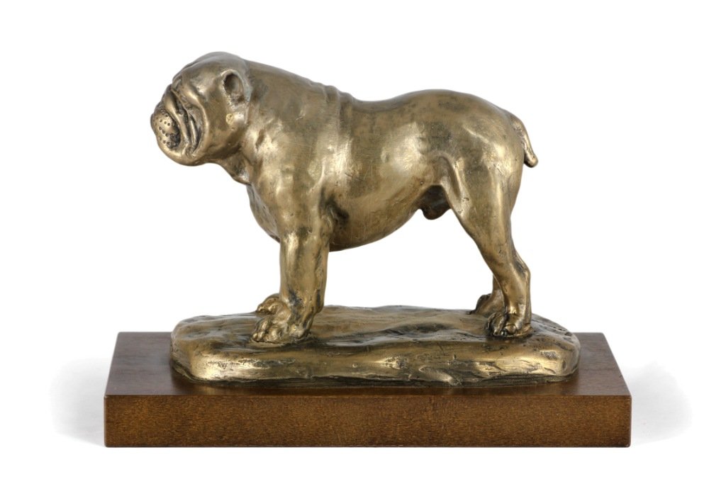Buldog angielski, Bulldog IV - statuetka psa, figurka do biura, trofeum na wystawę psów marki Art-Dog
