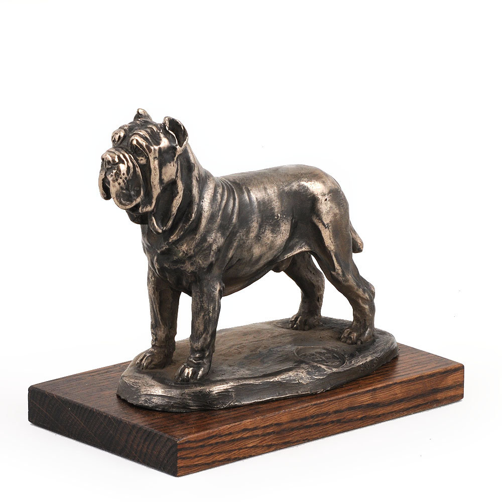 Mastif neapolitański, Neapolitan mastiff, Mastino napoletano - statuetka psa, figurka do biura, trofeum na wystawę psów marki Art-Dog
