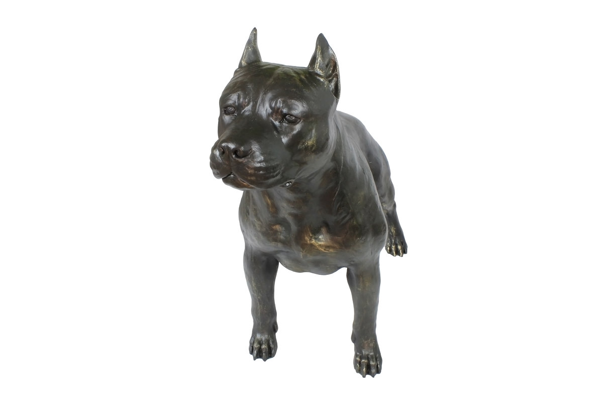 Staffordshire Bull Terrier, Staffik, Staffi I - statuetka psa w naturalnym rozmiarze, figura w skali 1:1, posąg do ogrodu marki Art-Dog