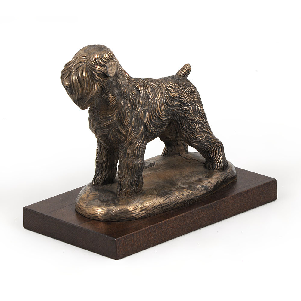 Czarny terier rosyjski, Russian Black Terrier - statuetka psa, figurka do biura, trofeum na wystawę psów marki Art-Dog