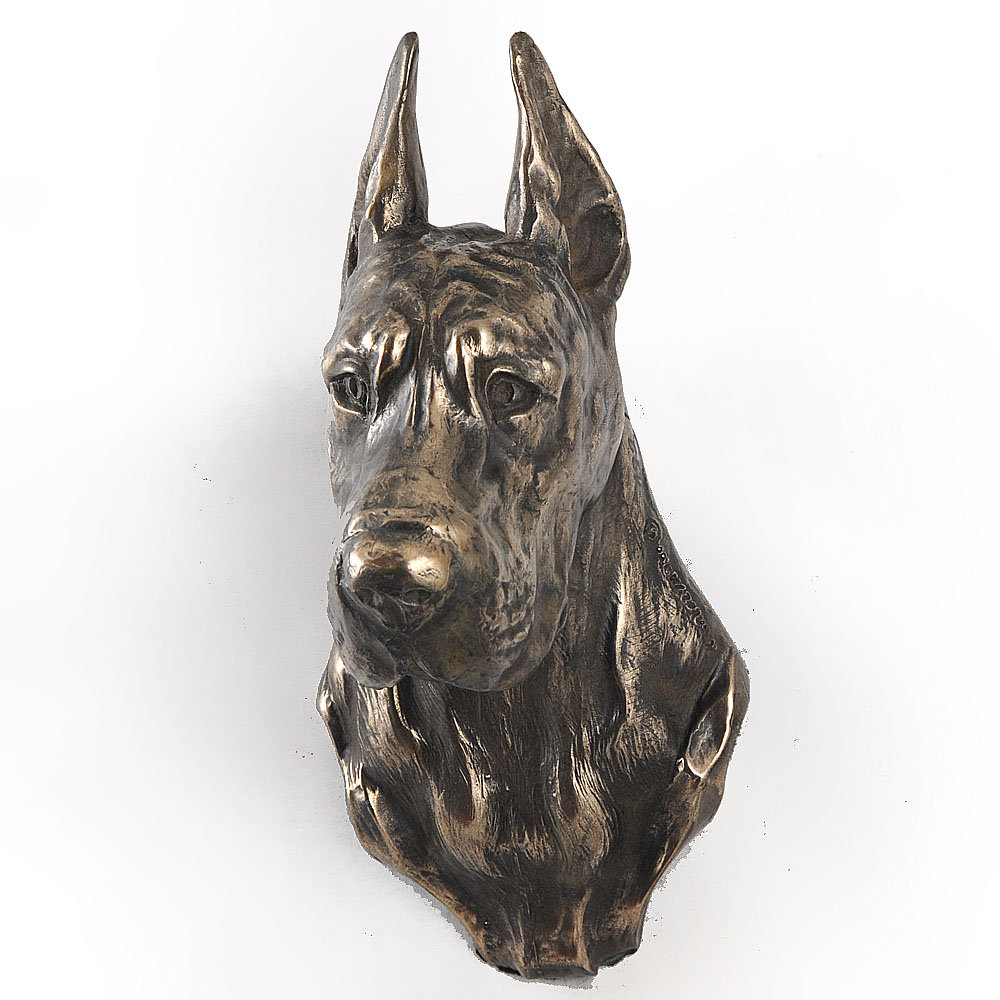 Dog niemiecki I - statuetka psa, wiszące popiersie, unikatowa ozdoba dla miłośnika psów marki Art-Dog
