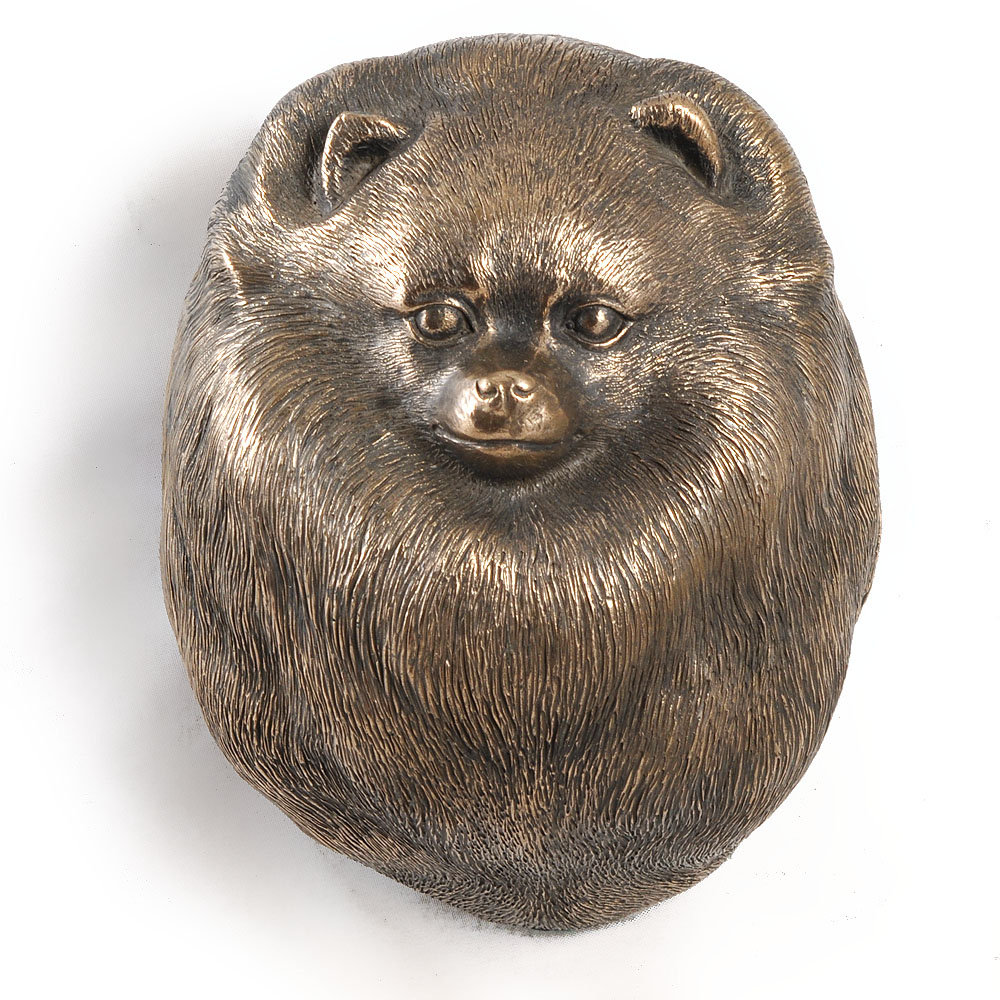 Pomeranian, Szpic miniaturowy - statuetka psa, wiszące popiersie, unikatowa ozdoba dla miłośnika psów marki Art-Dog