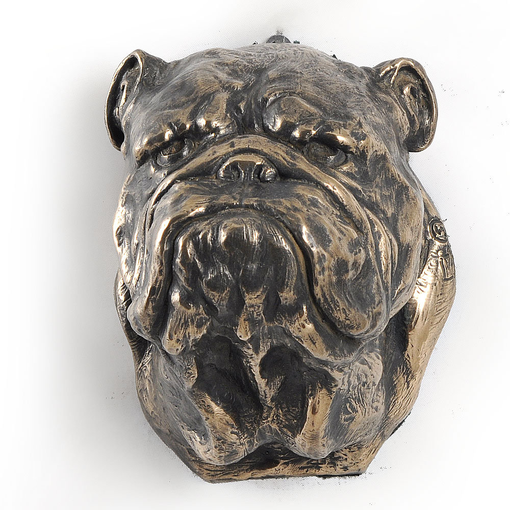 Buldog angielski, Bulldog I - statuetka psa, wiszące popiersie, unikatowa ozdoba dla miłośnika psów marki Art-Dog