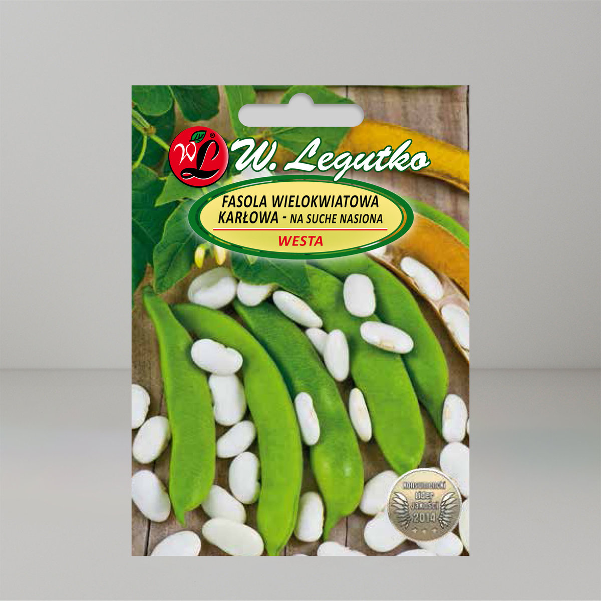 Fasola na suche nasiona Westa Biała 40g - Nasiona - W. Legutko