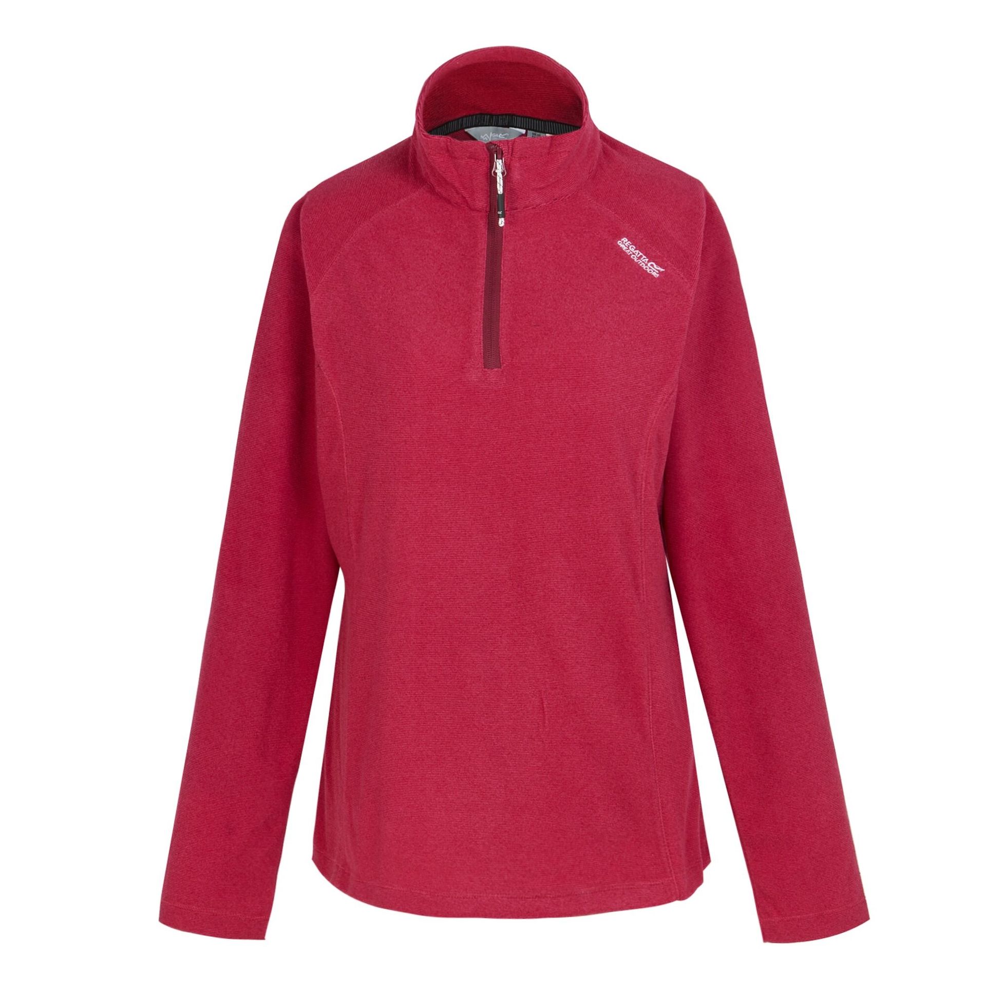 Regatta Damski Polar z Suwakiem Montes Deep Pink/Hot Pink
