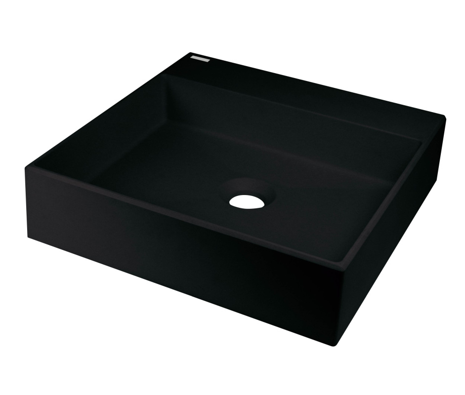 Deante Correo Umywalka nablatowa 40x40 cm nero CQRNU4S