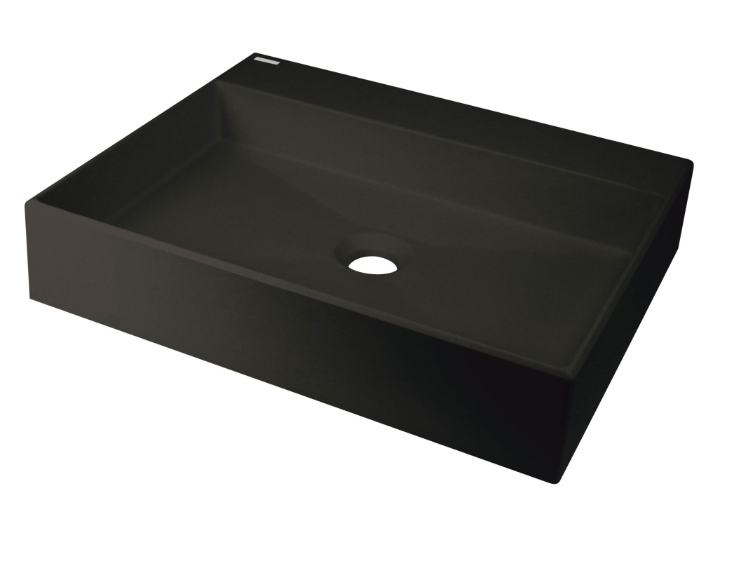 Deante Correo Umywalka nablatowa 50x40 cm nero CQRNU5S