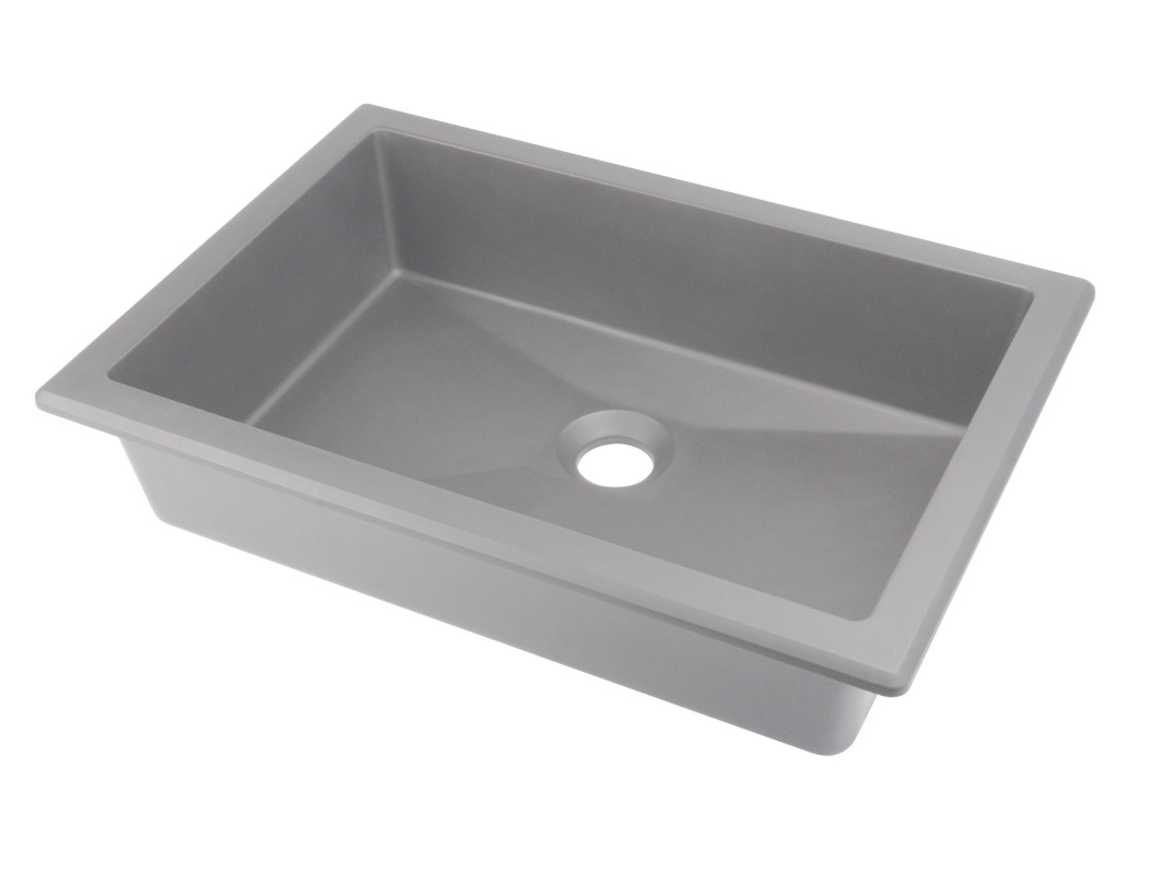 Deante Correo Umywalka podblatowa lub wpuszczana 50x35 cm szary metalik CQRSU5U