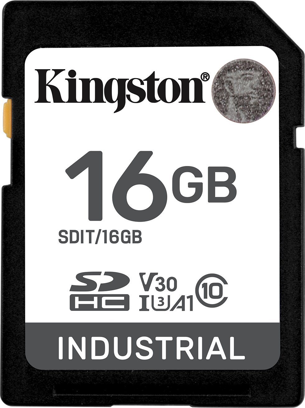Karta Kingston Industrial SDHC 16 GB UHS-I/U3 A1 V30 SDIT/16GB