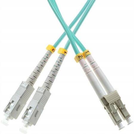 Patchcord Opto LC/UPC-SC/UPC, MM OM3, duplex, 20m