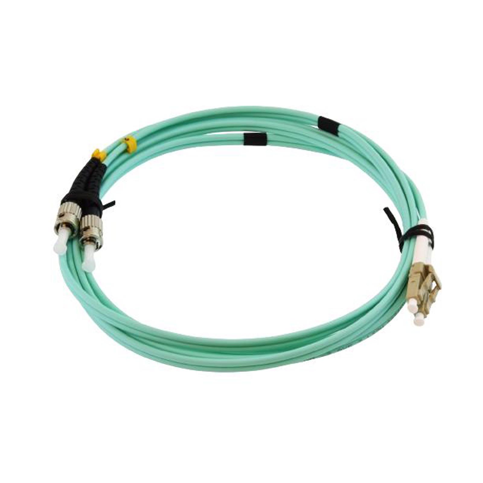 Patchcord Opto LC/UPC-ST/UPC, MM OM3, duplex, 2m