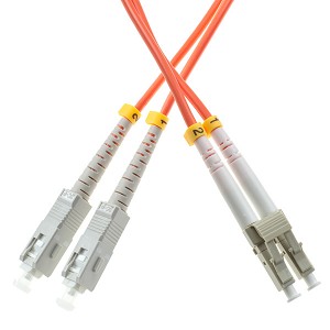 Patchcord Opto LC/UPC-SC/UPC, MM OM2, duplex, 15m