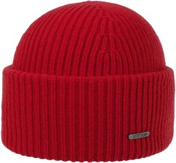Czapka Wełniana Classic Uni by Stetson, czerwony, One Size