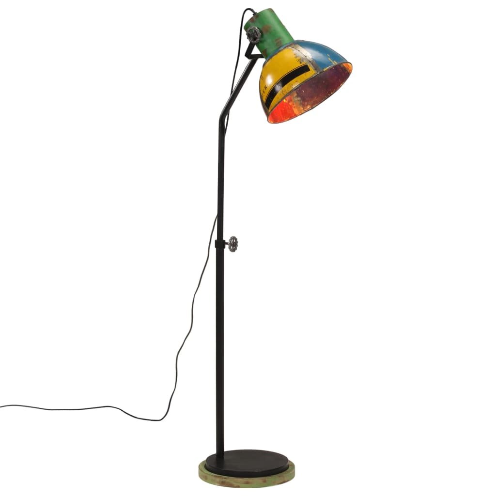 vidaXL Lampa stojąca, 25 W, wielokolorowa, 30x30x100-150 cm, E27