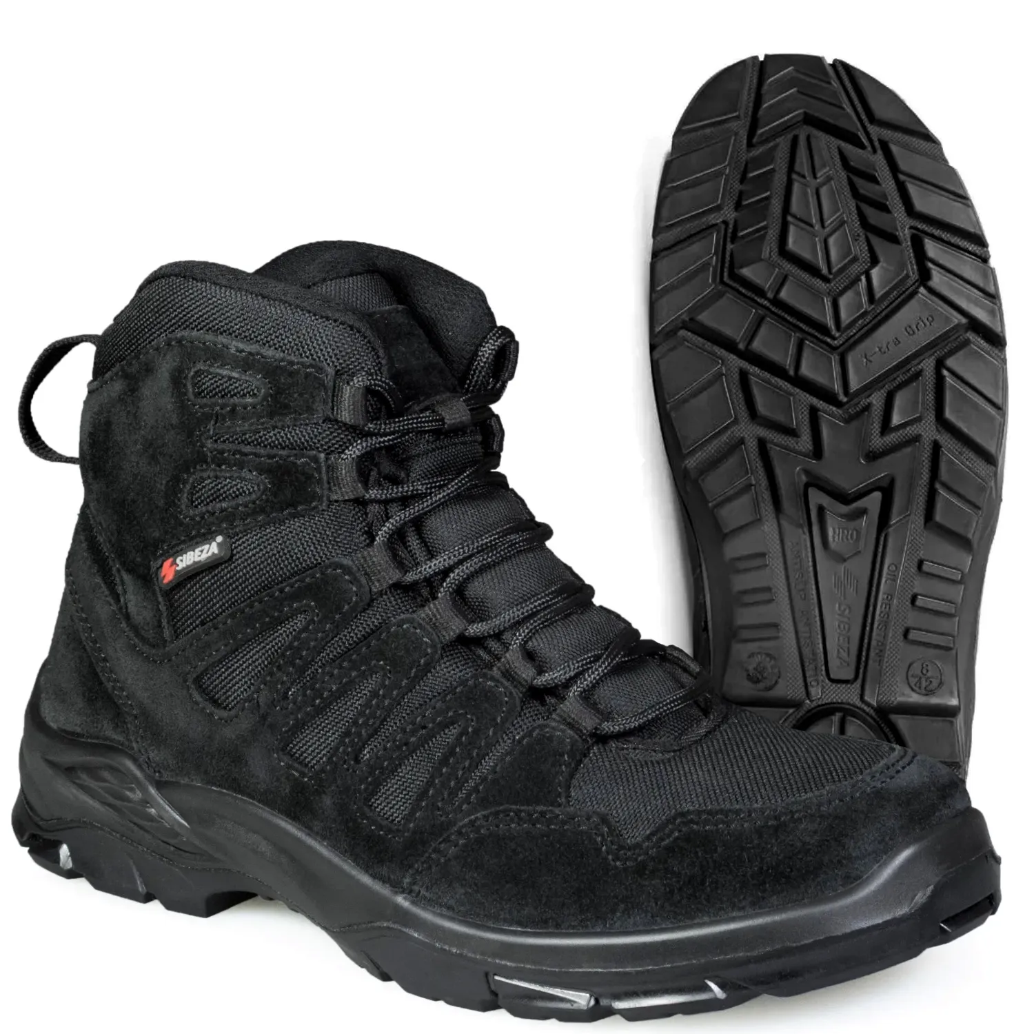 Buty taktyczne Sibeza SVG Mid Czarne - Polski Producent