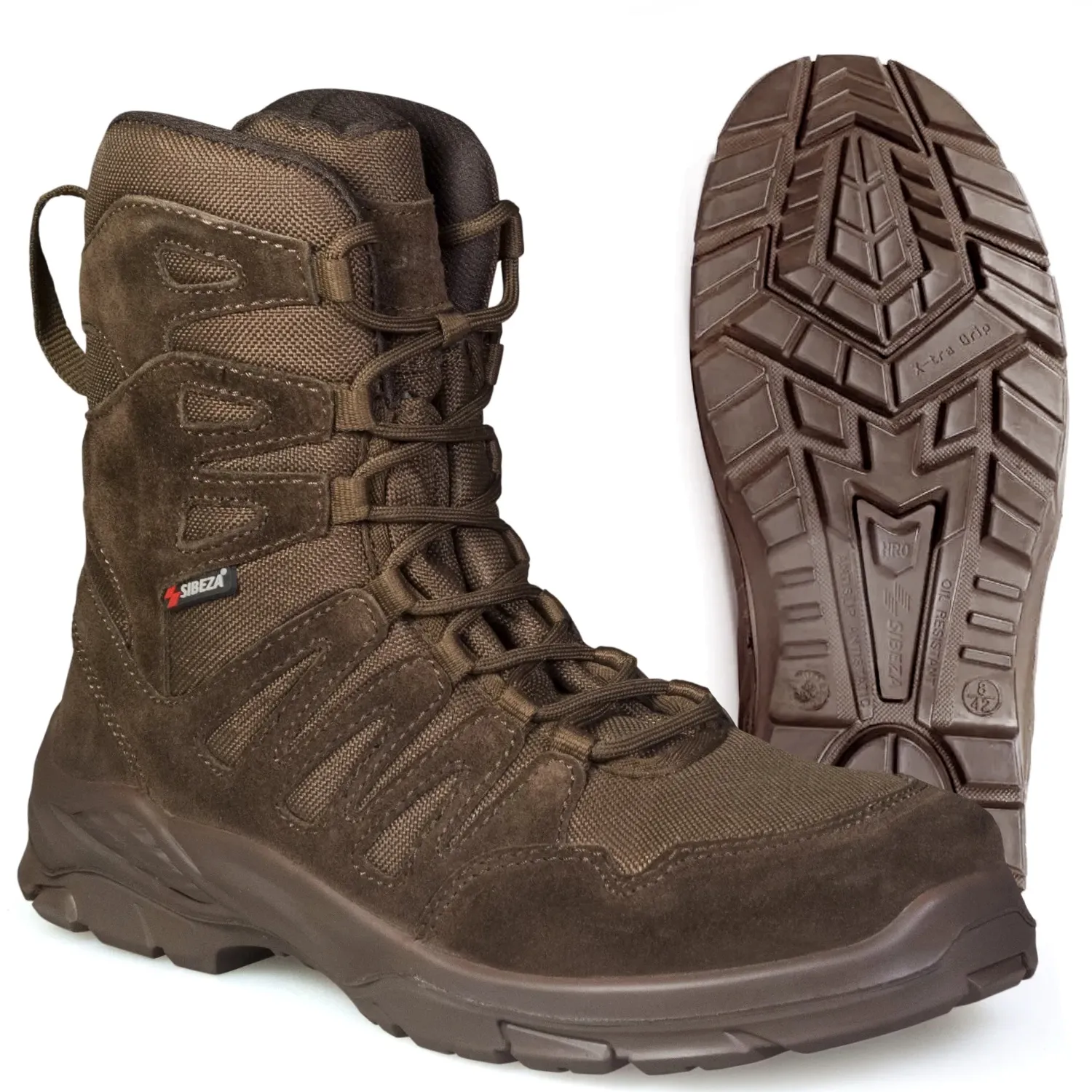 Buty taktyczne Sibeza SVG High Brązowe - Polski Producent