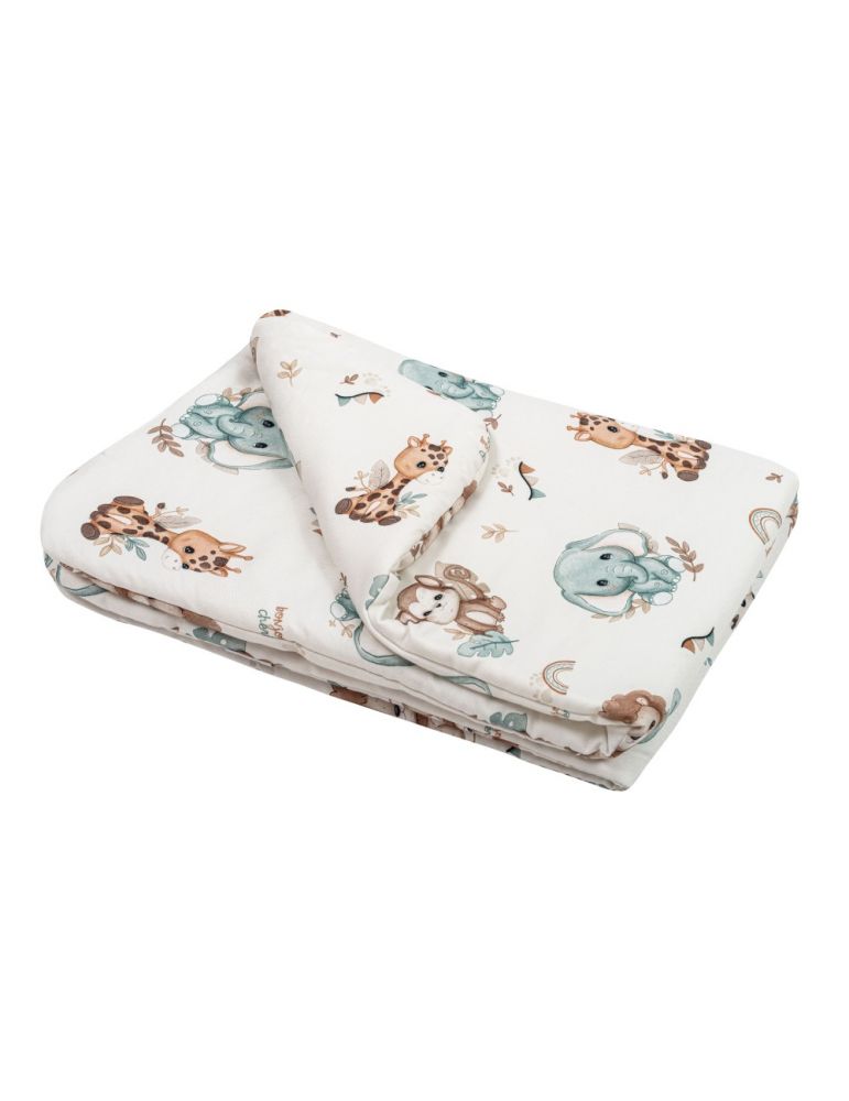 Bonjour Cherie Kołderka przedszkolaka bambusowa 100/150 Safari