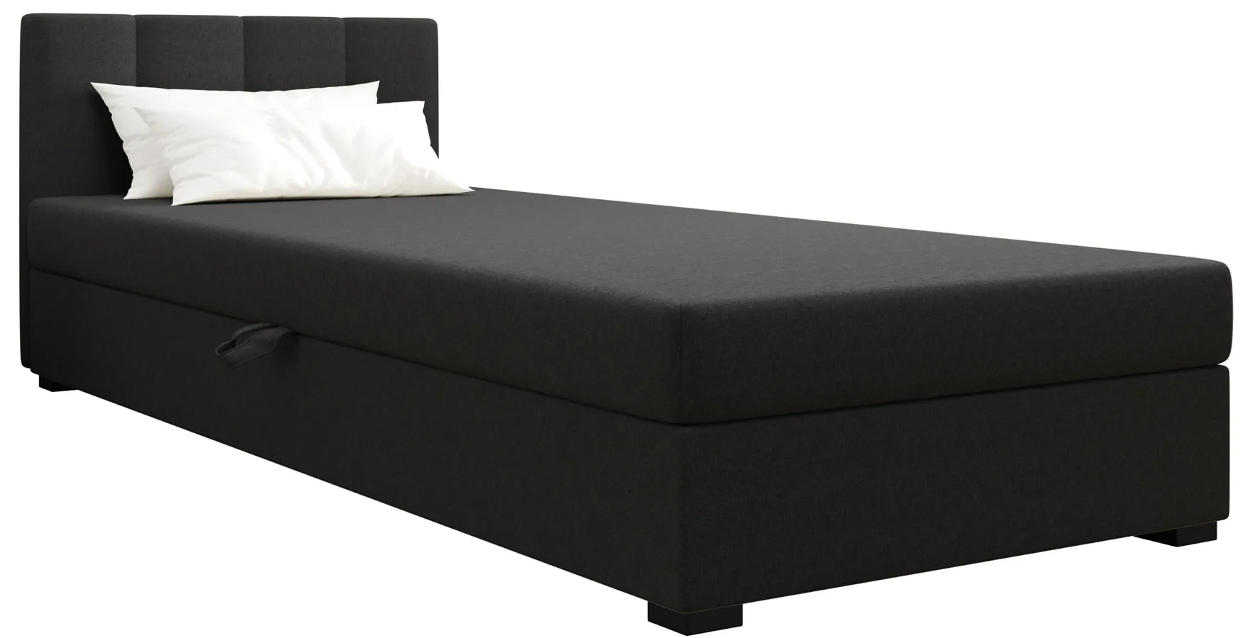 Ciemnoszary tapczan młodzieżowy 100x195 cm W5-G71