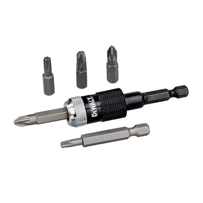 DEWALT Zestaw 5 końcówek z adapterem magagnetycznym DT71514-QZ, 6 elementów