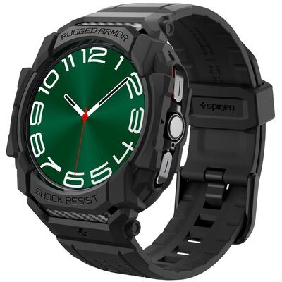SPIGEN RUGGED ARMOR ”PRO” ETUI OBUDOWA PASEK 2W1 DO SAMSUNG GALAXY WATCH ULTRA 47MM- MATTE BLACK