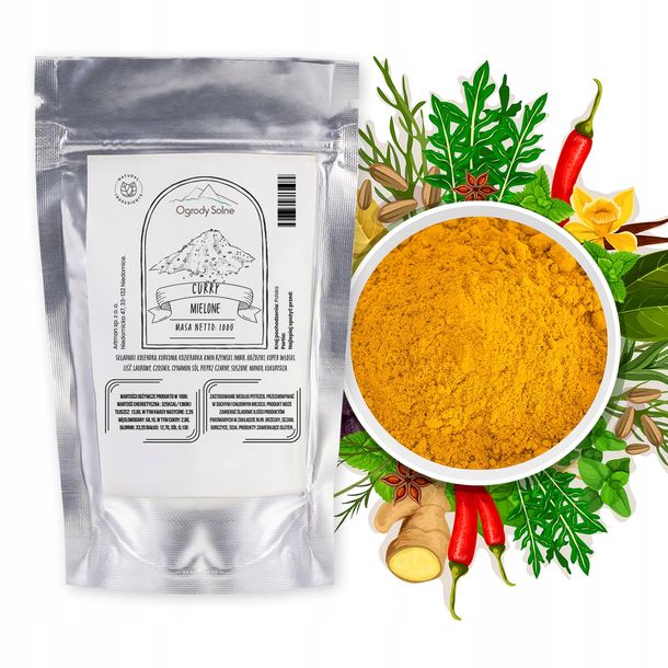 Przyprawa Curry 100 g wysokiej jakości mix ziół przypraw świeże aromatyczne