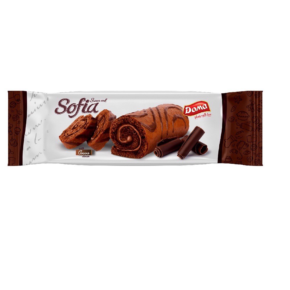 Rolada Czekoladowa z Nadzieniem Kakaowym    200G