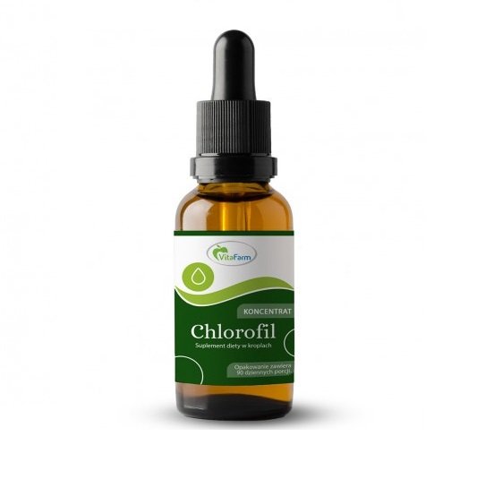 VitaFarm, Chlorofil suplement diety w kroplach, 30 ml